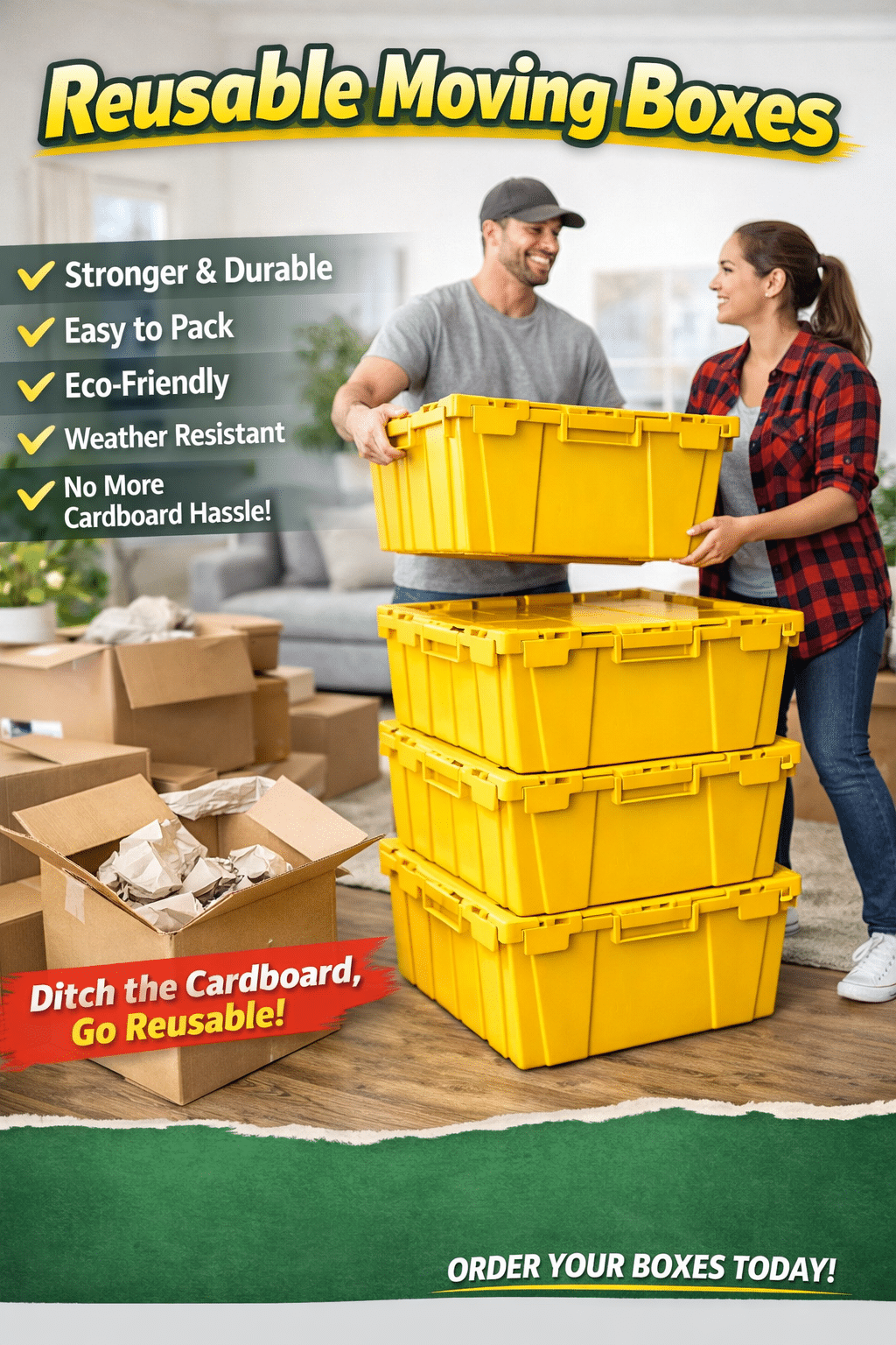 Reusable Moving Boxes