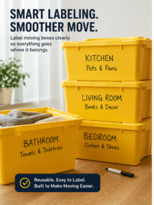 how to label moving boxes